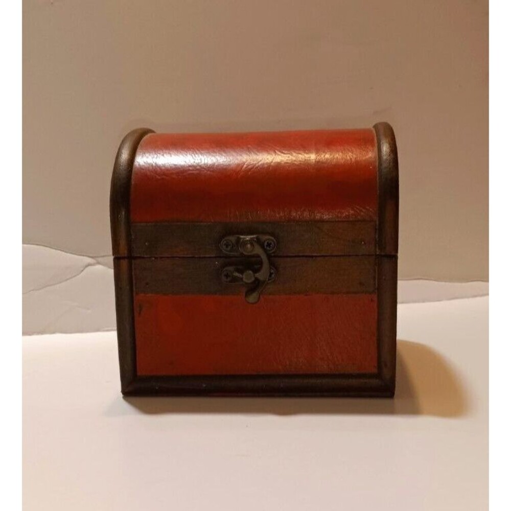Hobby lobby  Wooden Chest Box 5x5x5 Jewerly Vintage